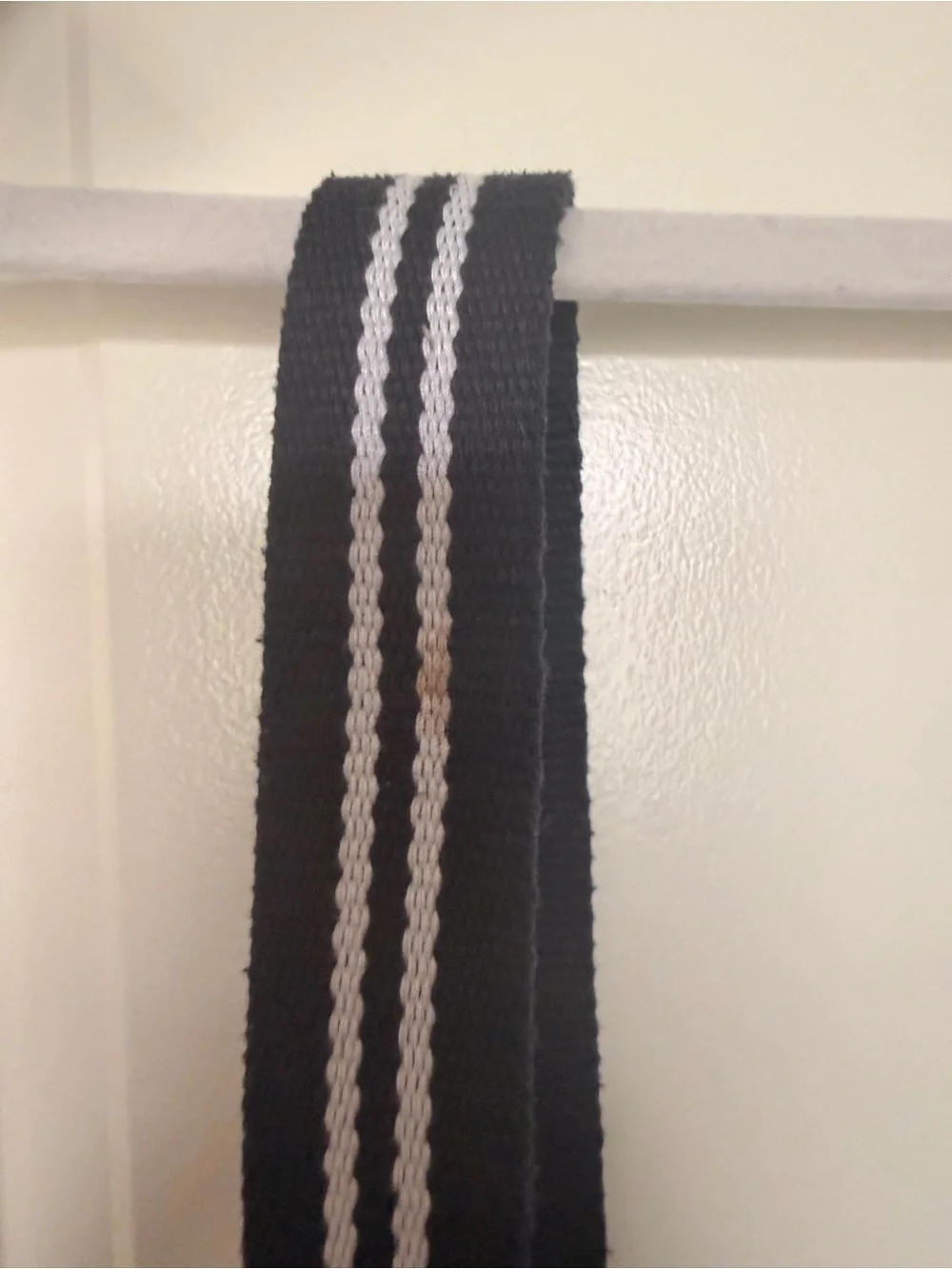 Striped Webbing D-Ring Belts - Navy, Teal, Beige